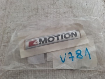 VW CRAFTER 4MOTION ABZEICHEN EMBLEM LOGO 2H6853675B CHROM INSCHRIFT