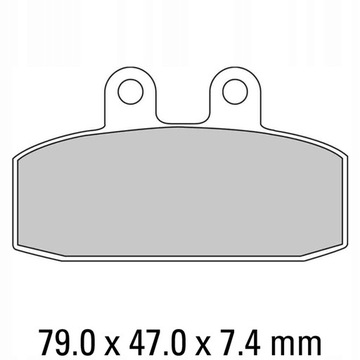 КОЛОДКИ ТОРМОЗНЫЕ FERODO FDB438EF