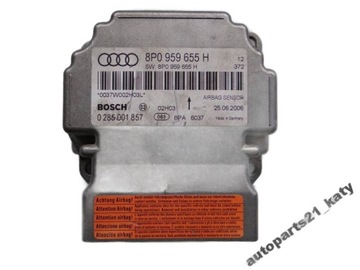 БЛОК УПРАВЛЕНИЯ ПОДУШЕК 8P0959655H AUDI A3 S3