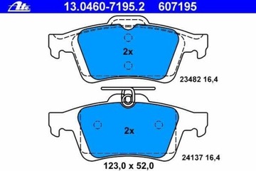 КОЛОДКИ ТОРМОЗНЫЕ ЗАД FORD FOCUS 04-, C-MAX 07-