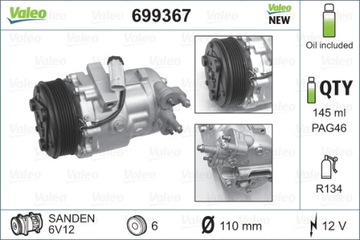 КОМПРЕССОР КОНДИЦИОНЕР NEW ORIGINAL PART 699367 