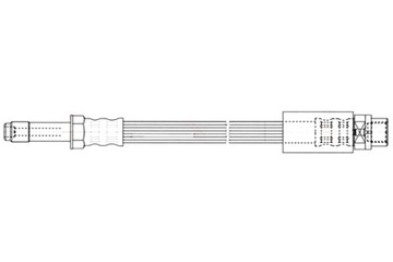 TRW ПАТРУБОК ТОРМОЗНОЙ ГИБКИЙ ЗАД L/P BMW 1 E81 1 E82 1 E87 1 E88