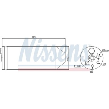 ОСУШИТЕЛЬ, КОНДИЦИОНЕР NISSENS 95070