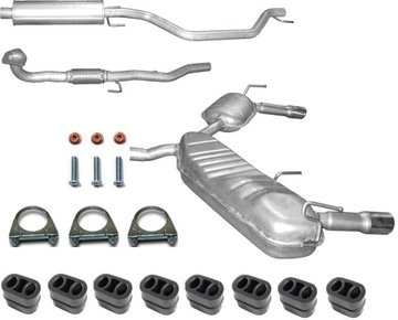 OPEL SIGNUM VECTRA C 2.0 ТУРБИНЫ ГЛУШИТЕЛЬ КОМПЛЕКТ