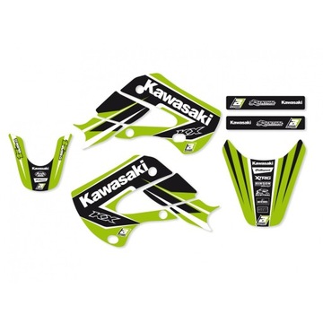 КОМПЛЕКТ NAKLEJEK (OKLEIN) KAWASAKI KX65 '00-'23 DREAM 4 ЦВЕТ ЗЕЛЁНЫЙ/ CZAR