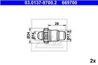 ATE САМОРЕГУЛЯТОР SZCZEK HAM AUDI Q7 09-/MERCEDES SPRINTER B901/905 95-/