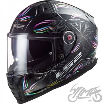 HELM LS2 FF811 VECTOR II TROPICAL BLACK WH. GRÖSSE M NEUHEIT