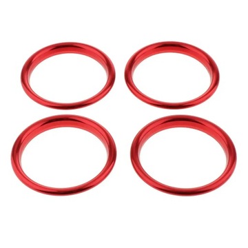 4x Aluminum Alloy Air Outlet Cover Sticker Ring for Audi A3 S3 13-16