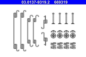 ПРУЖИНЫ КОЛОДОК ТОРМОЗНОЙ FIAT SEDICI 1,6/1,9-2,0 D 06-14 03.0137-9319.2