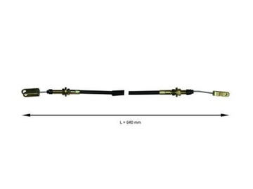 KABEL KÄSTEN GETRIEBE BALKEN LADER TOYOTA 7 FG 35