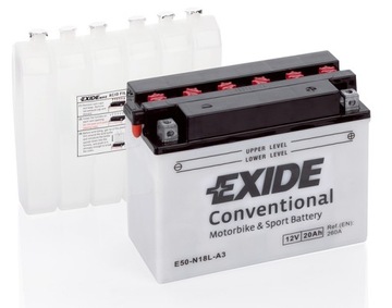 АККУМУЛЯТОР MOTOROWY EXIDE CONVENTIONAL E50-N18L-A3