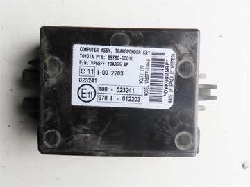 БЛОК УПРАВЛЕНИЯ МОДУЛЬ ASSY TRANSPONDER TOYOTA YARIS II 2006-2011 ГОД 89780-0D010