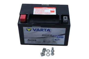 VARTA АККУМУЛЯТОР 12V 9AH/130A 151X87X106 SILVER DYNAMIC AUX AGM