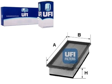 UFI ФІЛЬТРА ФИЛЬТР ВОЗДУХА