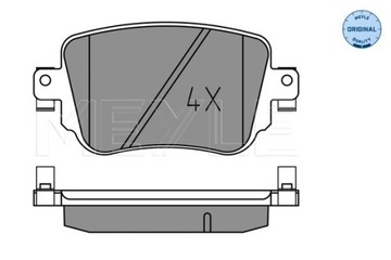 MEYLE КОЛОДКИ HAM. VW T. CADDY/SHARAN 1,0-2,0 11-