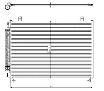 NRF 350461 КОНДЕНСАТОР, КОНДИЦИОНЕР