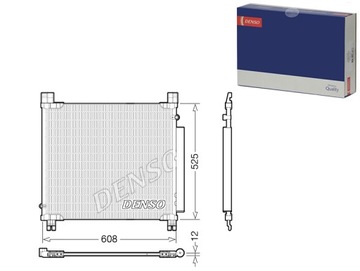 КОНДЕНСАТОР КОНДИЦИОНЕРА TOYOTA HILUX VIII 2.4D 2.8D 05.15- DENSO