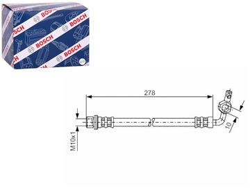 ПАТРУБОК ТОРМОЗНОЙ ГИБКИЙ ЗАД P TOYOTA RAV 4 I RAV 4 II 1.8-2.4