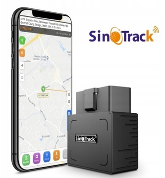 LOCATOR GPS SINOTRACK ST902 OBD OBD2 DO AUTO OHNE OPŁAT DES ALKOHOLTESTERS