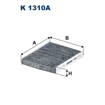 ФИЛЬТР, ВЕНТИЛЯЦИЯ СТОРОНЫ ПАССАЖИРА ФИЛЬТРON K 1310A