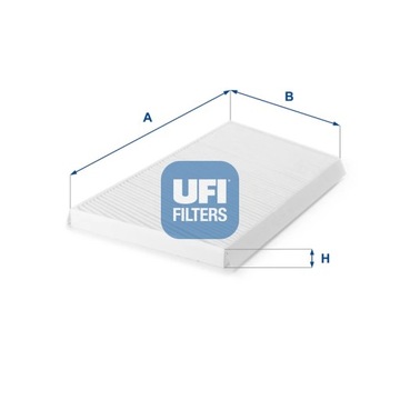 ФІЛЬТР, ВЕНТИЛЯЦІЯ СТОРОНИ ПАСАЖИРА UFI 53.094.00