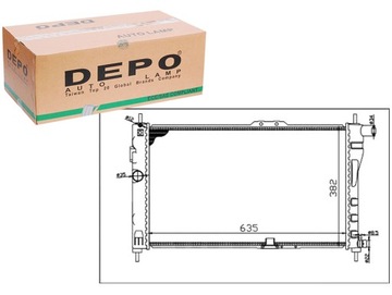 РАДИАТОР ДВИГАТЕЛЯ DEPO DW2003 DWA2001 8MK376762541