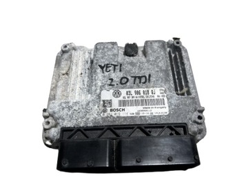 КОМПЬЮТЕР БЛОК УПРАВЛЕНИЯ ДВИГАТЕЛЯ ECU SKODA YETI 2.0 TDI 03L906018QJ 0281019114