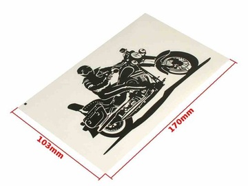 AUFKLEBER CHOPPER HARLEY 449 KAT-E
