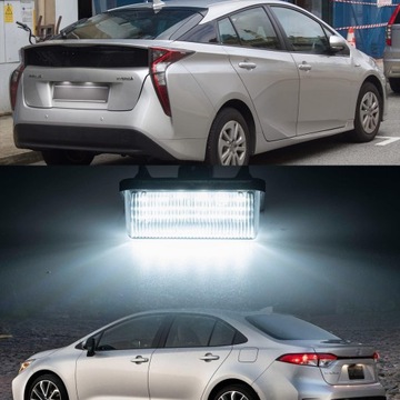 LED (СВЕТОДИОД ) ЛАМПОЧКИ НОМЕРА TOYOTA MATRIX OD 2008R LEXUS CT200H (ZWA10) OD 2011R