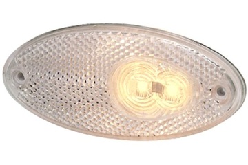 HELLA СТОП СИГНАЛ ГАБАРИТНИЕ L/P БЕЛИЙ LED (СВЕТОДИОД ) WYS 45MM SZER 101.6MM GŁ 12.5MM