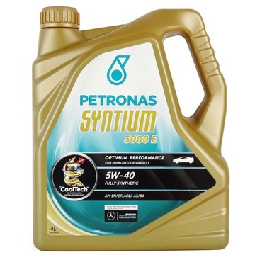 МАСЛО PETRONAS 4L - 5W40 SYNT 3000E SN