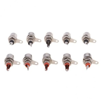 3X PACK RCA ŻEŃSKIE СОЕДИНИТЕЛЬ ГОФРА WTYKOWE ПАНЕЛЬ ДНИЩА