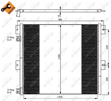 NRF 35924 КОНДЕНСАТОР, КОНДИЦИОНЕР