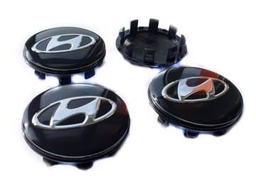 HYUNDAI КОЛПАЧКИ KAPSLE DO ДИСКОВ 58MM/50MM 4 ШТУКИ.