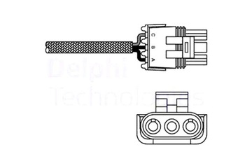DELPHI ЗОНД ЛЯМБДА OPEL ASCONA C ASTRA F CALIBRA A CORSA A FRONTERA