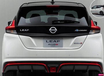 NISSAN LEAF - НАКЛАДКА ХРОМ ХРОМOWANA NA КРЫШКУ БАГАЖНИКА