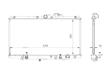 ABAKUS РАДИАТОР ВОДЫ HDA ACCORD 03 93-01 96