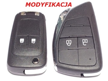 MODYFIKACJA КОРПУС КЛЮЧ OPEL CHEVROLET HU100