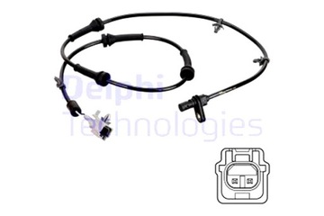 DELPHI ДАТЧИК ABS DELPHI SS20806 NISSAN QASHQAI I 1.5D-2.0D 07-13