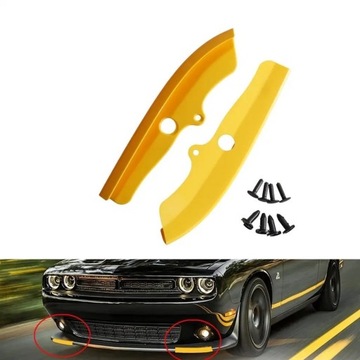 НАКЛАДКИ OCHRONNE БАМПЕРА BANANY DODGE CHALLENGER RT SCAT PACK 2015-