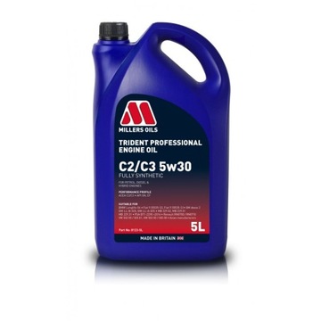 МАСЛО SYNTETYCZNY MILLERS OILS TRIDENT 5 L 5W-30