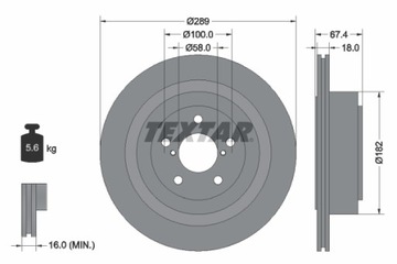 ДИСК ТОРМОЗНОЙ 92173603