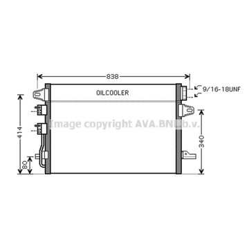 КОНДЕНСАТОР, КОНДИЦИОНЕР AVA QUALITY COOLING CR5088