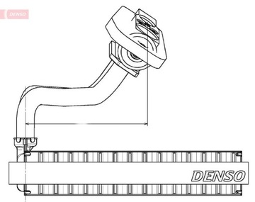 DENSO DEV09020 ИСПАРИТЕЛЬ, КОНДИЦИОНЕР