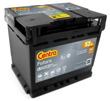 АККУМУЛЯТОР CENTRA FUTURA 53AH 540A CA530 DOSTAWA WYMINA НИКОЛАЕВ