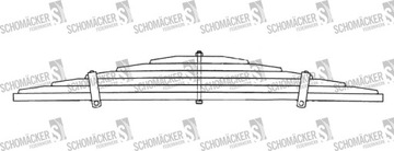 РЕССОРА DAF WEWELER A017T764ZA70, O.E. 0371355