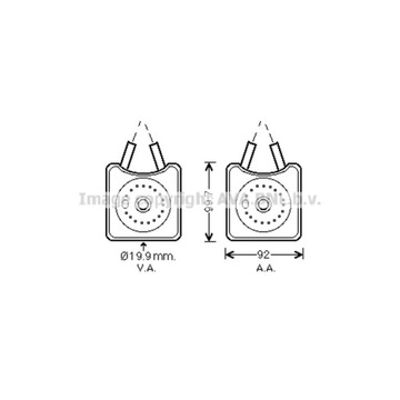 РАДИАТОР МАСЛА, МАСЛО МОТОРНОЕ AVA QUALITY COOLING VN3215