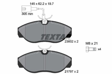 КОЛОДКИ ТОРМОЗНЫЕ FIAT ПЕРЕД DUCATO 00- 2360201