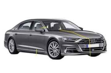 AUDI A8 4N D5 ЧЕТВЕРТЬ ПЕРЕДНЯЯ ПЕРЕД ПРАВОЕ