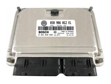 КОМПЬЮТЕР ECU VW POLO 1.9 038906012EL 0281010660 IMMO OFF